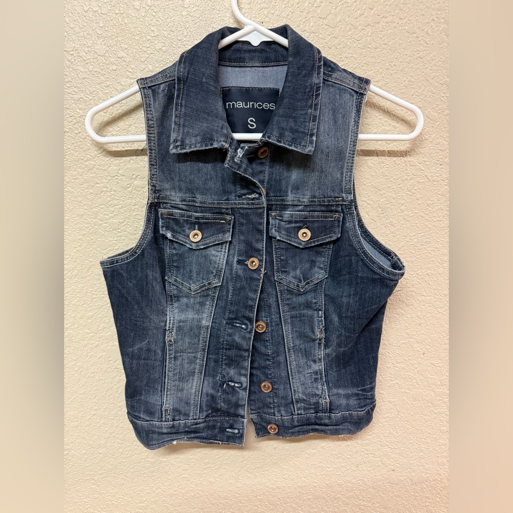 Maurices Denim Vest
